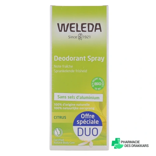 Weleda Déodorant Spray 24h Citrus