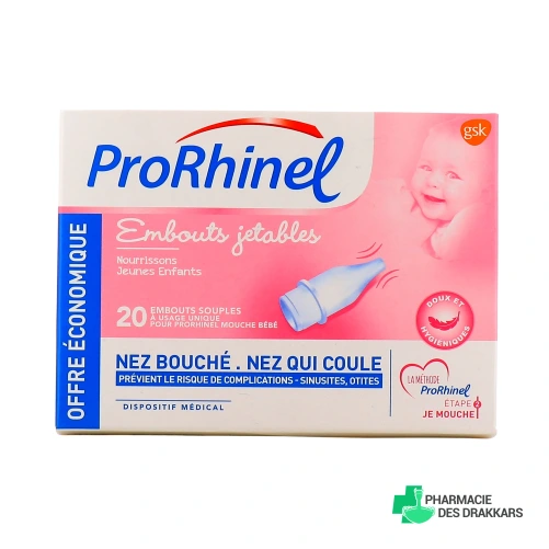 Prorhinel Embouts Jetables Mouche Bébé