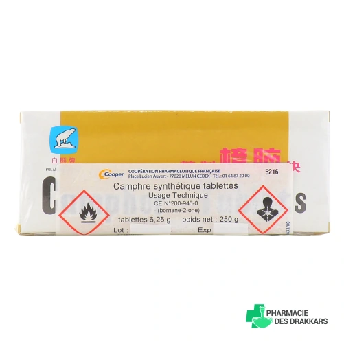 Cooper Camphre Tablettes