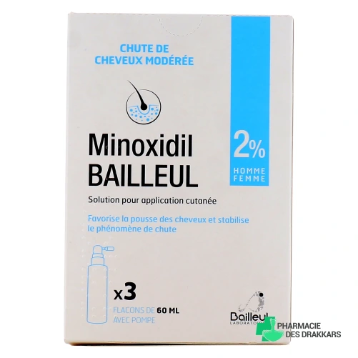 Minoxidil 2% 3x60 ml