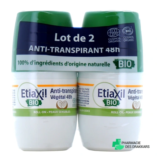 Etiaxil Anti-Transpirant Végétal 48h Coco Bio