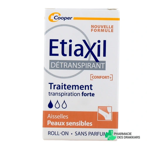 Etiaxil Détranspirant Aisselles Peaux sensibles Confort+