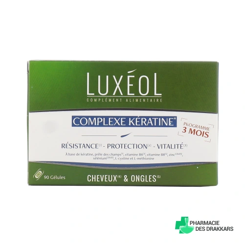 Luxéol Complexe Kératine Cheveux et Ongles