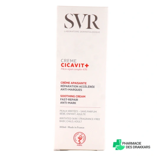 SVR Cicavit+ Crème apaisante réparation accélérée anti-marques