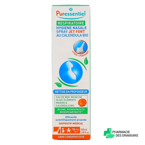 Puressentiel Respiratoire Spray Hygiène Nasale Jet Fort