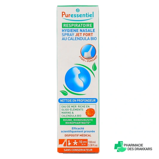 Puressentiel Respiratoire Spray Hygiène Nasale Jet Fort