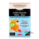 Herbesan Gelée Royale Miel Zinc - Vue 360°