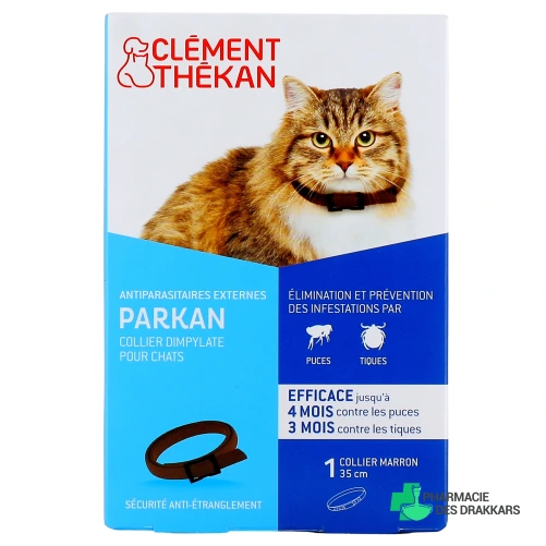 Clément Thékan Parkan Collier Antiparasitaire Chat