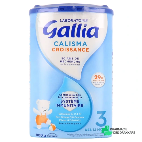 Gallia Calisma Croissance Lait 3ème âge