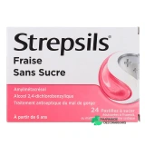 Strepsils Pastilles Mal de Gorge - Vue 360°