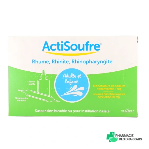 Actisoufre ampoules