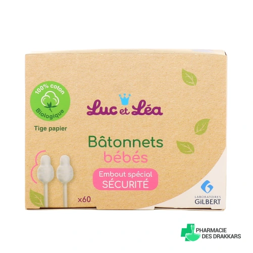 Luc et Léa Bâtonnets Bébés Embout Sécurité