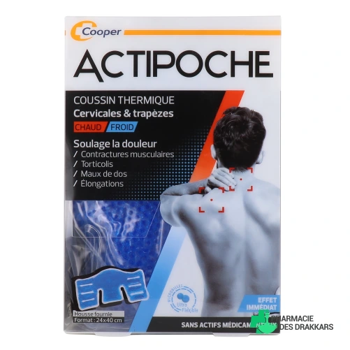Actipoche Coussin Thermique Cervicales et Trapèzes