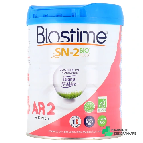 Biostime AR 2 Lait en poudre Bio 6-12 mois