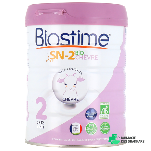 Biostime Lait de chèvre Bio 2eme âge