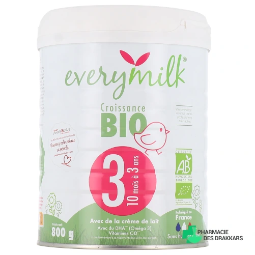 Lait en poudre Bio Everymilk