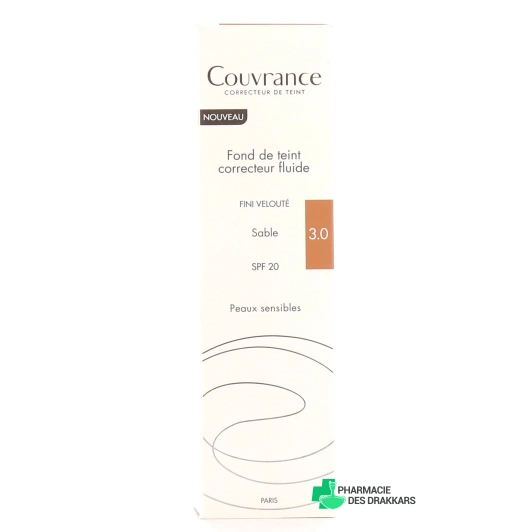 Avène - Couvrance Fond de Teint Correcteur Fluide 03 Sable - 30ml