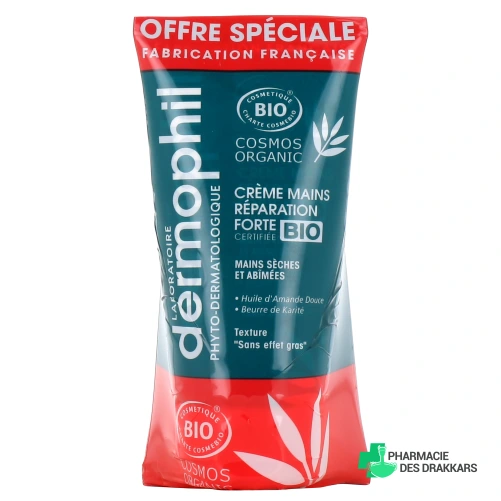 Dermophil Crème Mains Réparation Forte Bio