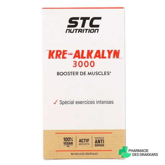 STC Nutrition Kre-Alkalyn 3000 Booster de muscles