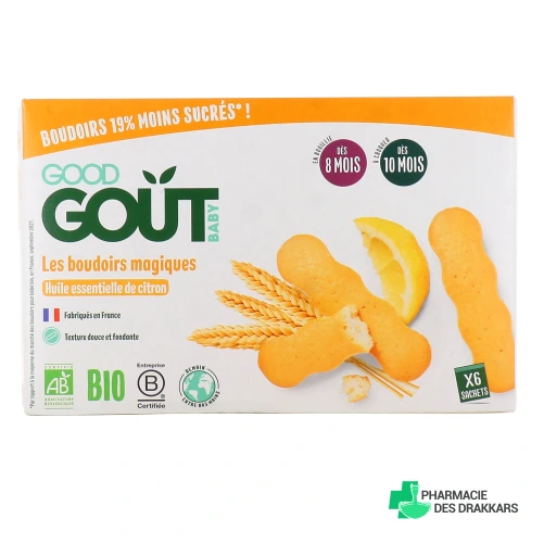 Good Goût Boudoirs à l'huile essentielle de citron