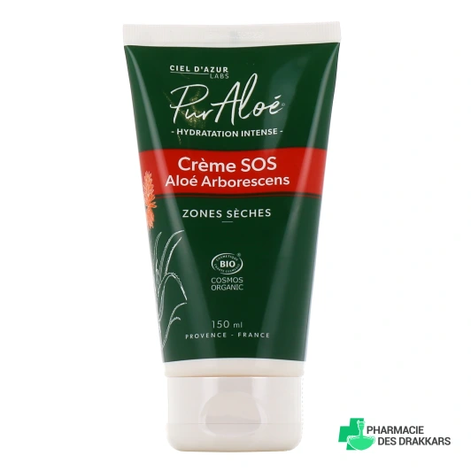 Pur'Aloé Crème SOS Aloé Arborescens Bio