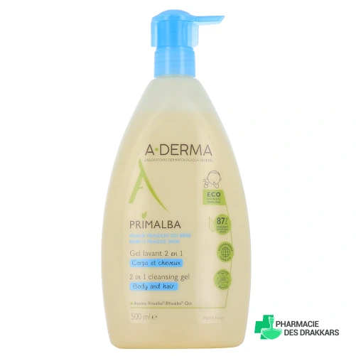 A-Derma Primalba Gel Lavant Douceur 2 en 1