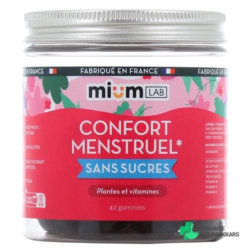 Mium Lab Confort Menstruel Gummies sans sucres
