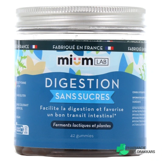 Mium Lab Digestion Gummies sans sucres