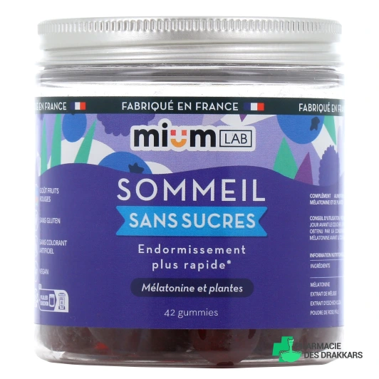 Mium Lab Sommeil Gummies sans sucres