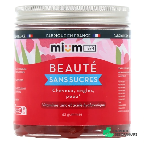 Mium Lab Beauté Gummies sans sucres