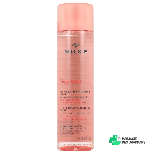 Nuxe Very Rose Eau Micellaire Hydratante 3 en 1
