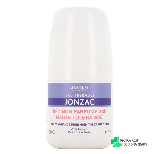 Jonzac Déodorant Non Parfumé 24h Haute Tolérance Bio