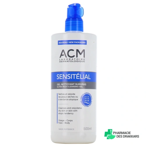 ACM Sensitélial Gel Nettoyant Surgras