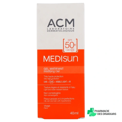 ACM Medisun Gel Matifiant SPF 50+