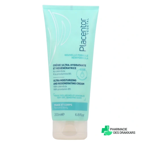 Placentor Crème Corps Ultra-Hydratante & Régénératrice