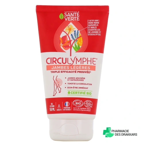 Circulymphe Jambes Légères Gel Externe Bio