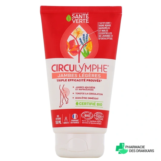 Circulymphe Jambes Légères Gel Externe Bio