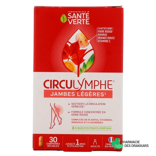 Circulymphe Jambes Légères Comprimés