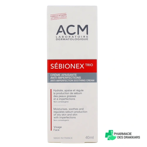 ACM Sébionex Trio Crème Apaisante Anti-Imperfections