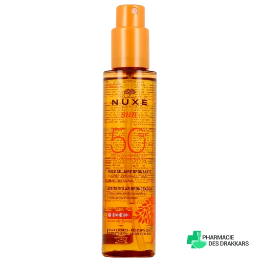 Nuxe Sun Huile Bronzante SPF 50