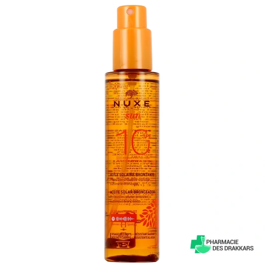Nuxe Sun Huile Bronzante SPF 10