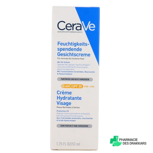 CeraVe Crème Hydratante Visage SPF 30