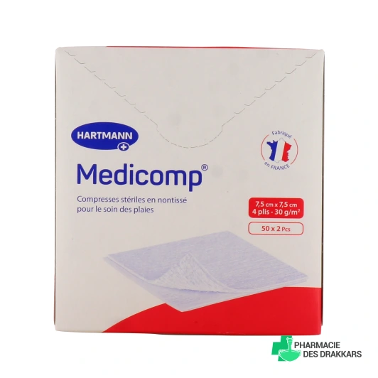 Hartmann Medicomp Compresses Non-Tissé Stériles