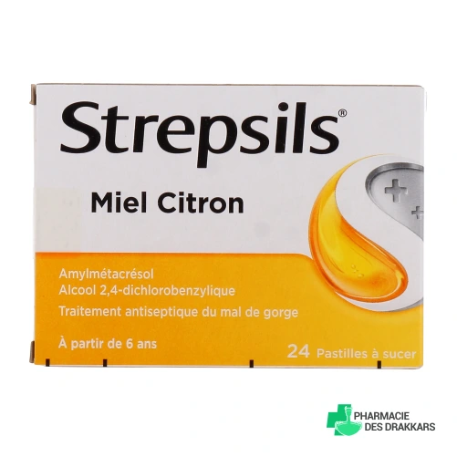 Strepsils pastilles miel citron