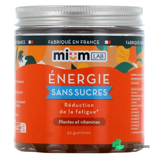 Mium Lab Énergie Gummies sans sucres