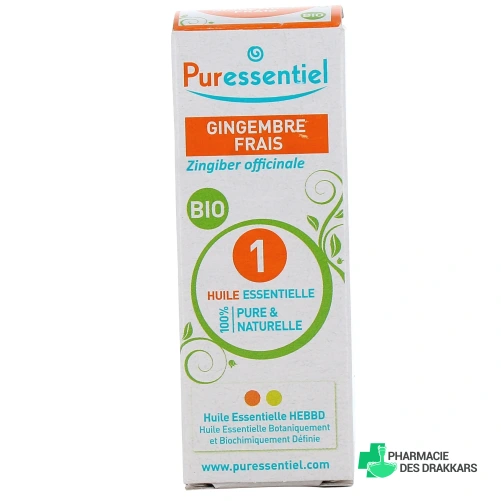 Puressentiel Huile Essentielle Gingembre Frais Bio