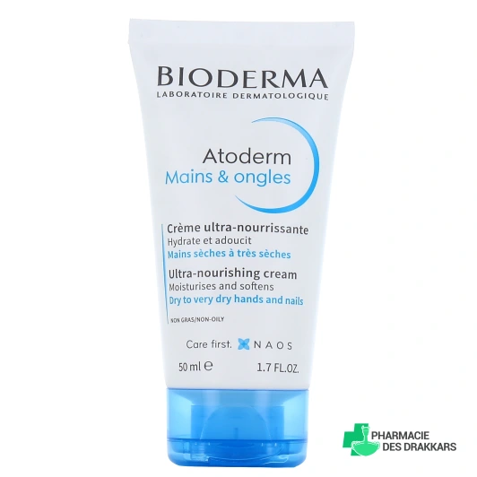 Bioderma Atoderm Crème Mains & Ongles Ultra-Nourrissante