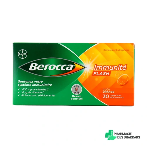 Berocca Immunité Flash - Vue 360°