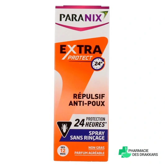 Paranix Spray Répulsif Anti-Poux Sans Rinçage