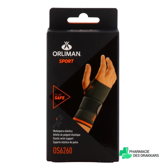Sporactiv Attelle de Poignet Élastique